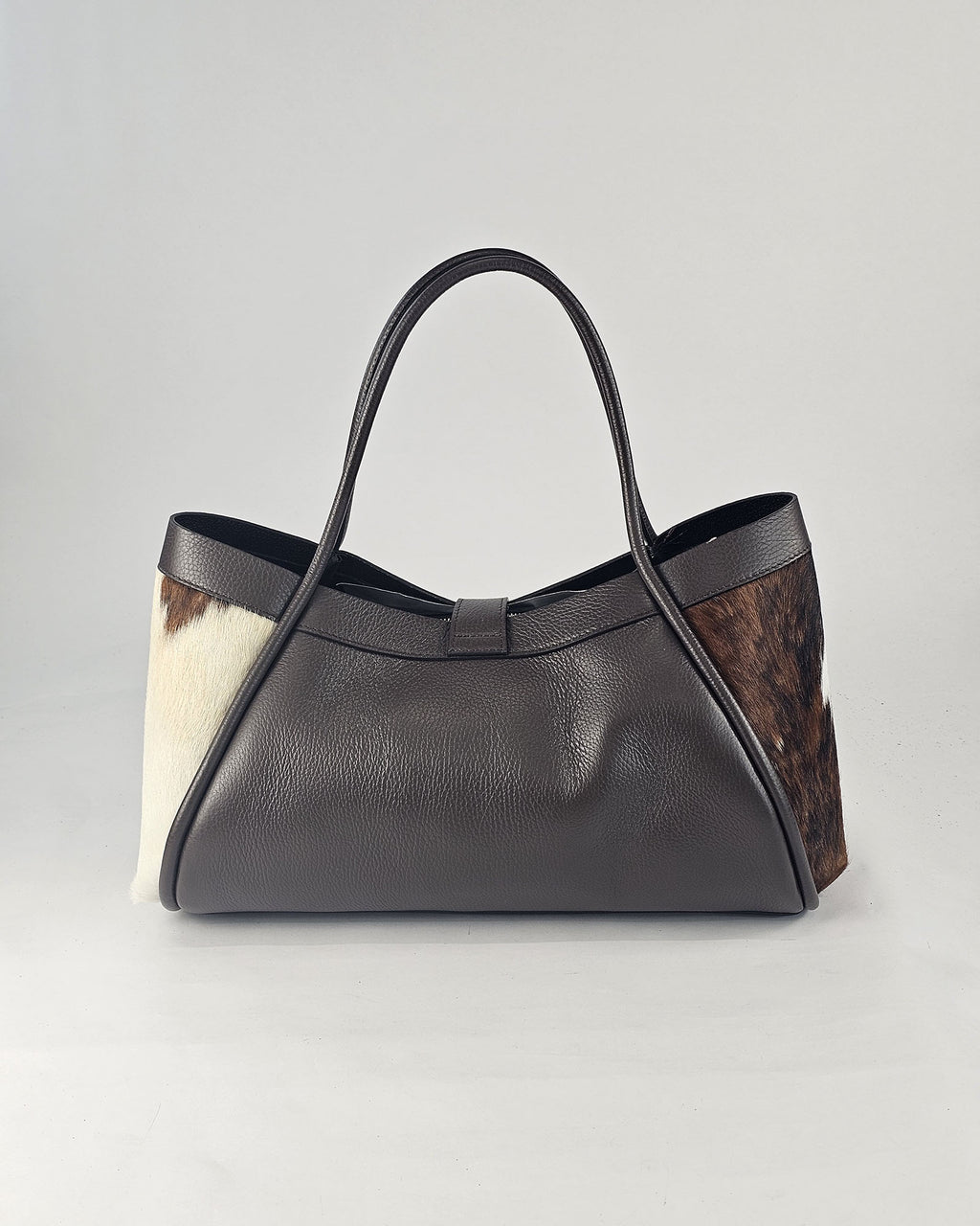 Nora in vera pelle e cavallino naturale