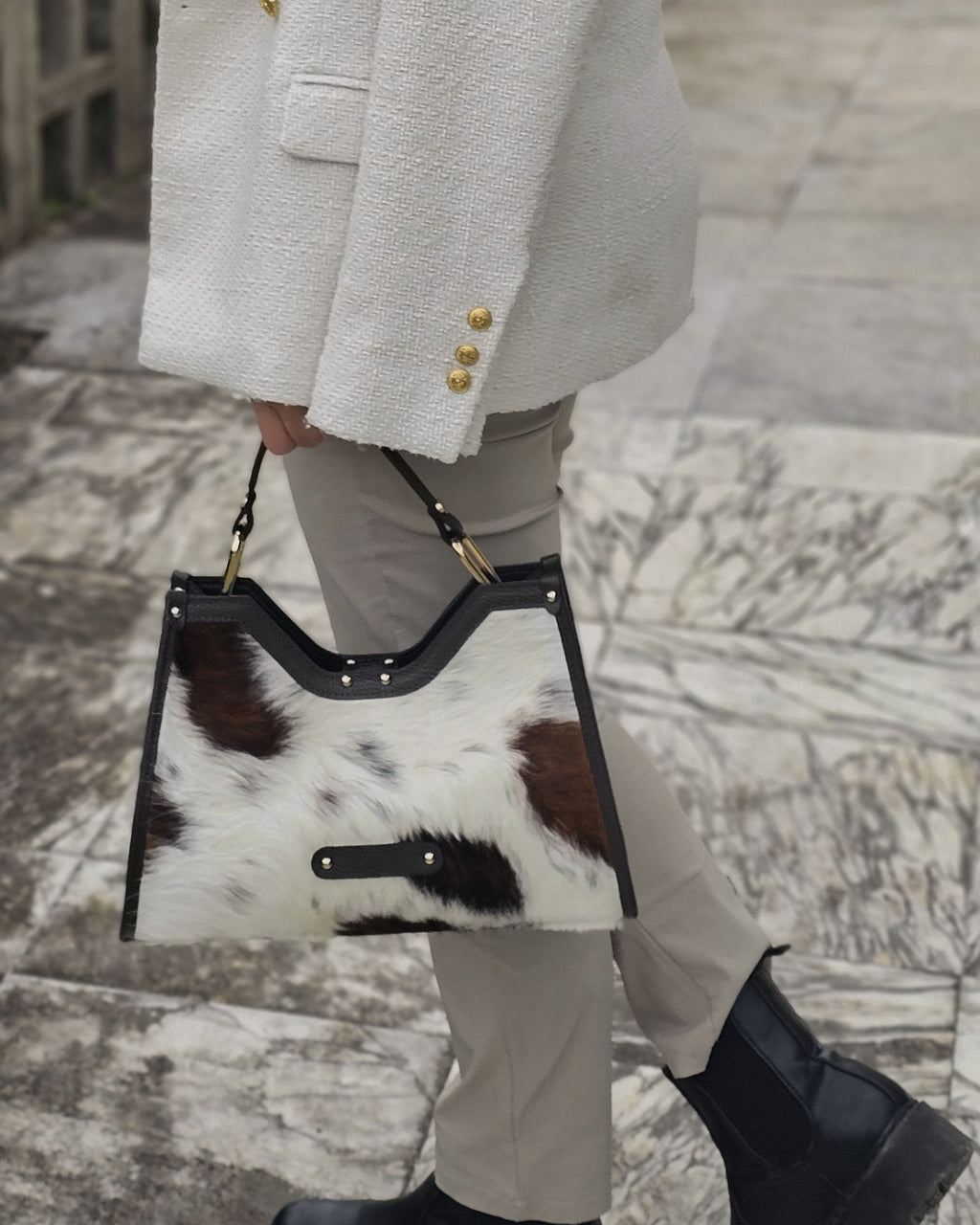 Dafne in Vera pelle e cavallino naturale