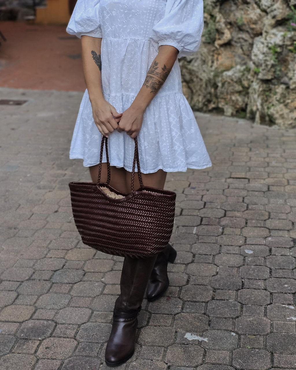 Zoey pelle di bufalo MEDIUM testa di moro